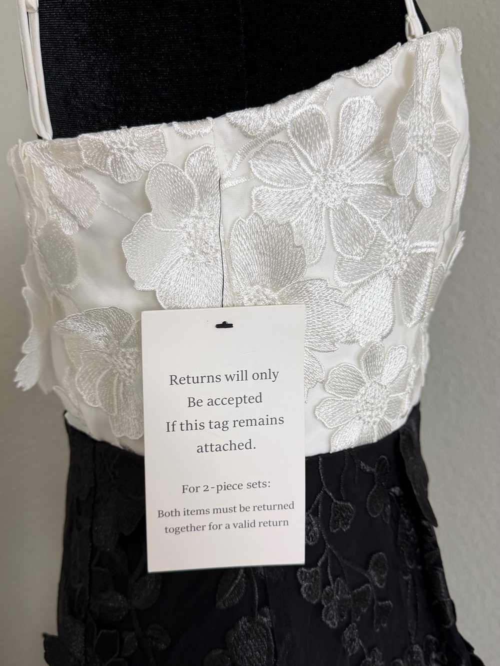 Anthropologie Endless Rose NWT Floral Colorblock Applique Midi Dress M $270 - Picture 11 of 17